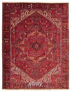 Traditional Hand-knotted Carpet 9'11 x 13'1 Royal Heriz Wool Area Rug