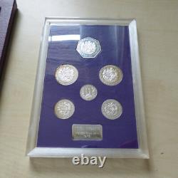 UK 1973 Princess Anne & Captain Phillips Royal Wedding Silver Medal Set + COA