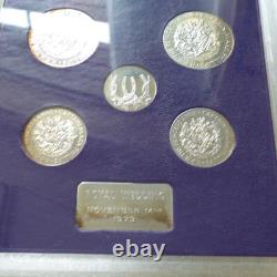 UK 1973 Princess Anne & Captain Phillips Royal Wedding Silver Medal Set + COA