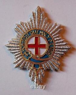 UK England Britain Medieval Royal Knight Order Garter Medal Badge Award Sash KG