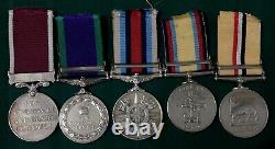 UK Five Medal Group Royal Army Medical Corps- WO 2 D. A. Roper