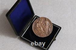 UK GB Royal Horticultural Society Bronze Medal IN BOX 44mm B64 CG3