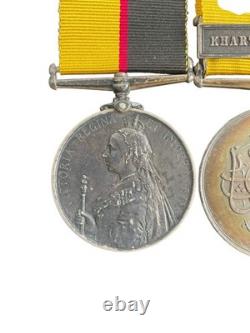 UK Sudan Medal Set (2), 1st Royal Warwickshire Reg, Verified on Rolls