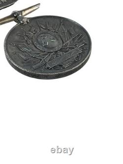 UK Sudan Medal Set (2), 1st Royal Warwickshire Reg, Verified on Rolls