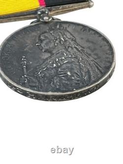 UK Sudan Medal Set (2), 1st Royal Warwickshire Reg, Verified on Rolls