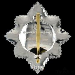 UK the Order of the Garter Star Medal British Royal Badge Top Replica