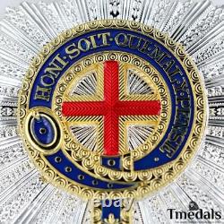 UK the Order of the Garter Star Medal British Royal Badge Top Replica