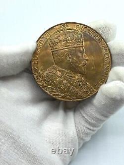 United Kingdom 1902 Coronation of King Edward VII Bronze Medal, About 83 Grams