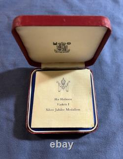 VAZKEN I Jubilee Medal (British Royal Mint) Rare Sterling Silver Collectible