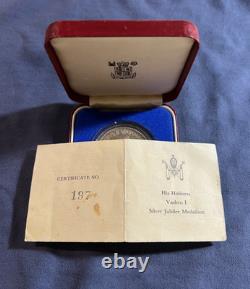 VAZKEN I Jubilee Medal (British Royal Mint) Rare Sterling Silver Collectible