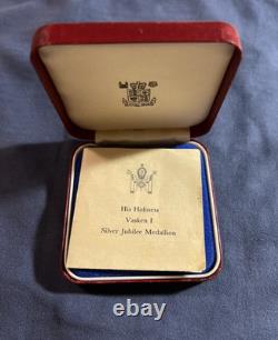 VAZKEN I Jubilee Medal (British Royal Mint) Rare Sterling Silver Collectible