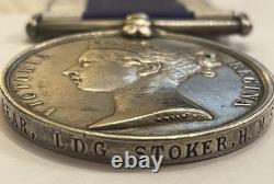 VR LSGC Medal Royal Navy HMS ARCHER JOHN WILLIAM BEAR Bigbury Kingsbridge Devon