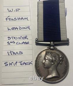 VR LSGC Medal Royal Navy HMS SKIPJACK LDG STO 2 CL Wm E FOLSHAM Gillingam Kent