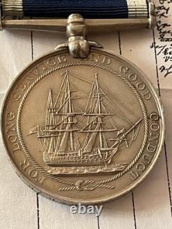 VR LSGC Medal Royal Navy Yacht Osborne Ent Ashanti HMS Argus STEVENSON Wootton