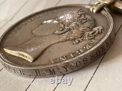 VR LSGC Medal Royal Navy Yacht Osborne Ent Ashanti HMS Argus STEVENSON Wootton