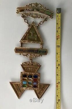 VTG. 1962 14K Yellow Gold Masonic Royal Arch Past High Priest Medal. Ohio Masons