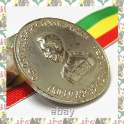 Very rare Ethiopian Haile Selassie Imperial Harar Military Academy Medal Silver