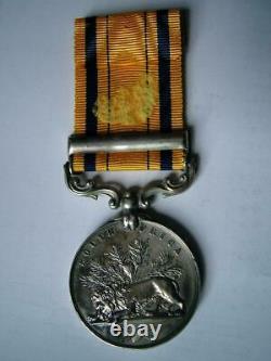Victoria Zulu 1879 clasp war medal George Slack Royal Scots Fusiliers of Chester