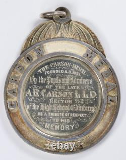 Victorian 1901 Royal Highschool Carson Medal Edinburgh
