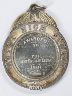 Victorian 1901 Royal Highschool Carson Medal Edinburgh