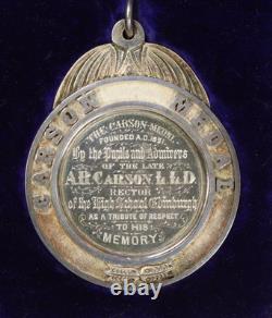 Victorian 1901 Royal Highschool Carson Medal Edinburgh