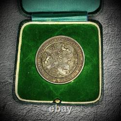 Victorian Agricultural Medal 1893 Sterling Silver Royal Lancashire Society