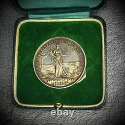 Victorian Agricultural Medal 1893 Sterling Silver Royal Lancashire Society