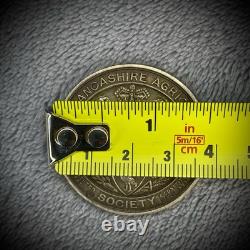 Victorian Agricultural Medal 1893 Sterling Silver Royal Lancashire Society