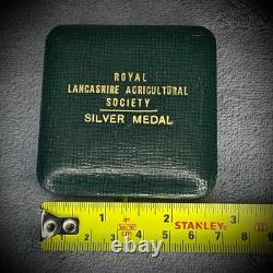 Victorian Agricultural Medal 1893 Sterling Silver Royal Lancashire Society