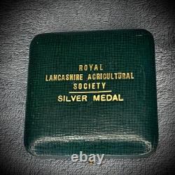 Victorian Agricultural Medal 1893 Sterling Silver Royal Lancashire Society
