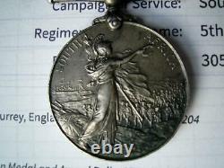 Victorian Boer War QSA medal OFS CC SA01&02 Pte Nolan Royal Irish R from Antrim