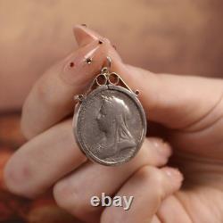 Victorian Queen Victoria Diamond Jubilee Commemorative Sterling Silver Medallion