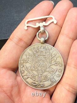Vintage Afghanistan Service Award Silver Medal (1324 SH / 1945 AD)