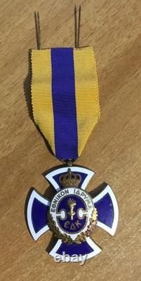 Vintage Greek Royal National Foundation Medal (E. D. K) Cased