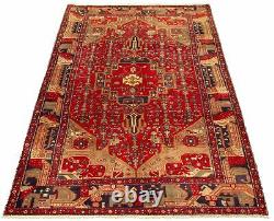 Vintage Hand-knotted Carpet 5'1 x 9'8 Royal Mahal Traditional Wool Area Rug