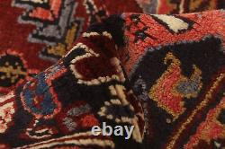 Vintage Hand-knotted Carpet 7'10 x 10'7 Royal Heriz Traditional Wool Area Rug