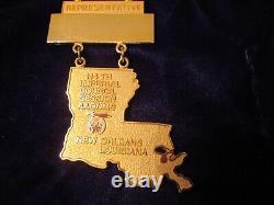 Vintage Imperial Council Potentate Medal Masonic Badge Voris King New Orleans 6