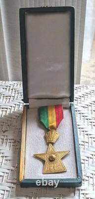 Vintage Imperial Ethiopian Order of the Star of Ethiopia Medal Knight/Officer