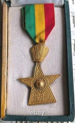 Vintage Imperial Ethiopian Order of the Star of Ethiopia Medal Knight/Officer