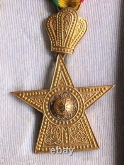 Vintage Imperial Ethiopian Order of the Star of Ethiopia Medal Knight/Officer