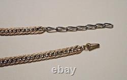 Vintage Miriam Haskell European Royal Crest Medallion on Wide Chain Necklace
