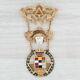 Vintage Past High Priest Medal 10k Gold Masonic York Rite Triple Tau Royal Arch