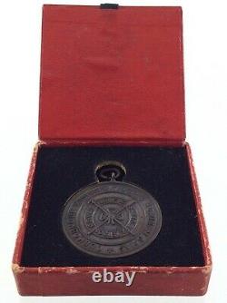 Vintage Royal Life Saving Society Award Medal May 1940 with Original Box T448