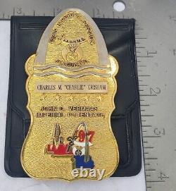 Vintage Shriners Medal 123rd Imperial Session St Louis Pocket Style Badge