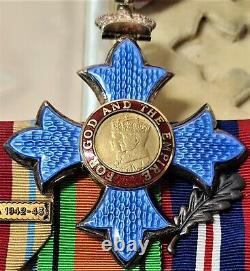 Vintage Ww2 Royal Air Force Cbe Medal Group Air Commodore Leonard Taylor