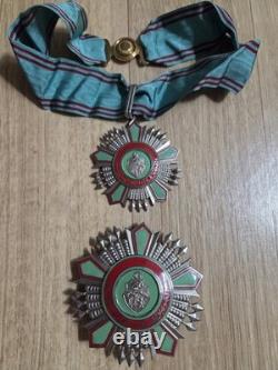 Vintage order of republic Tunisia grand officer medal