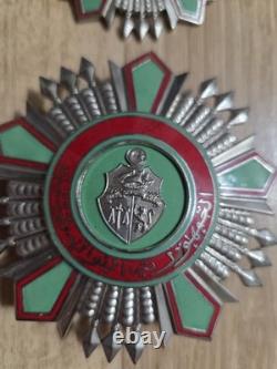 Vintage order of republic Tunisia grand officer medal
