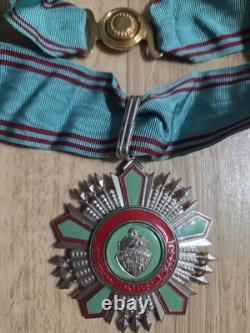 Vintage order of republic Tunisia grand officer medal