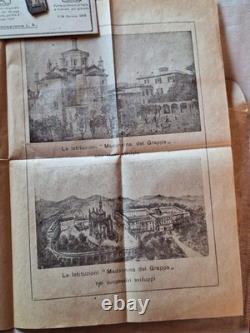 Votive Medal Madonnina Del Grappa Royal Army 4/8/1901 Wounded 14/1/1918