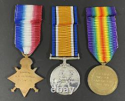 WW1 1914-15 Star, British War & Victory Medal Group, Lt. Commander, Royal Navy